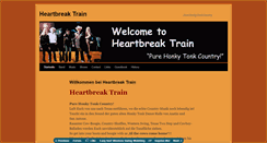 Desktop Screenshot of heartbreaktrain.de